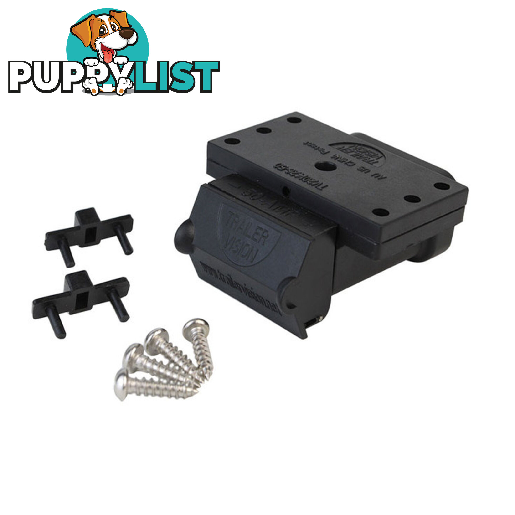 Tailer Vision 120 amp Anderson Plug Surface Mounting Kit Assembly with LED SKU - TV201426-120