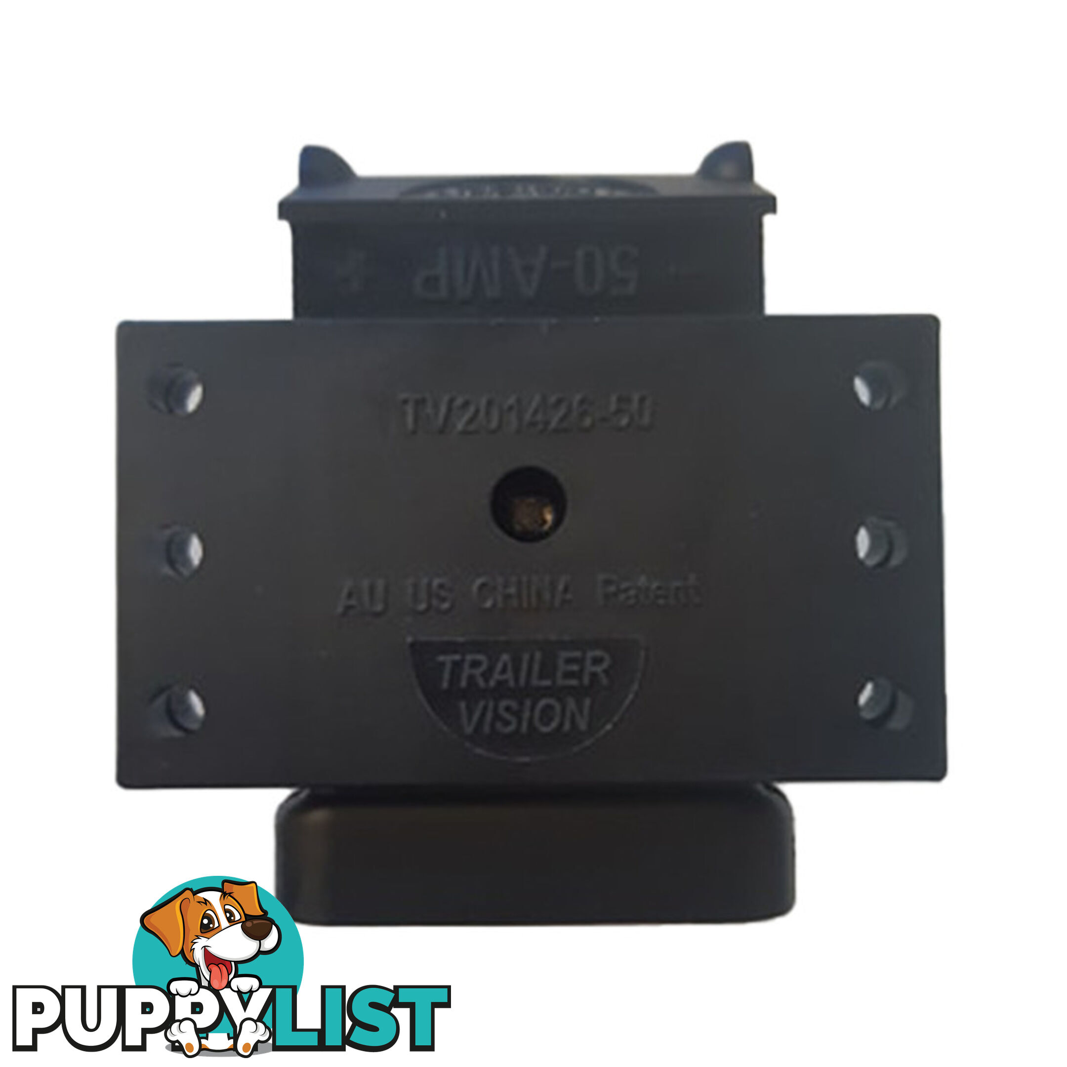 Tailer Vision 120 amp Anderson Plug Surface Mounting Kit Assembly with LED SKU - TV201426-120