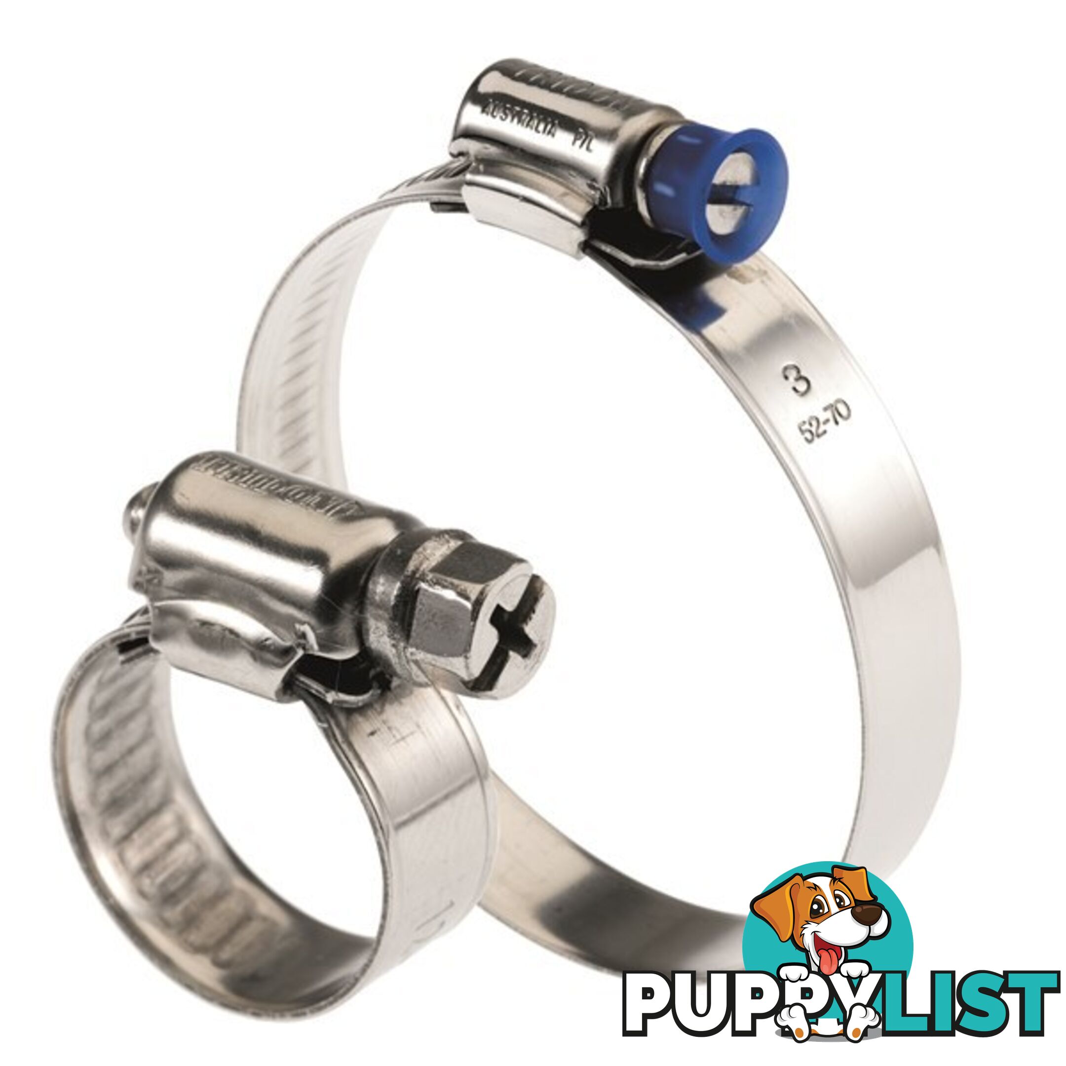 Tridon Hose Clamp 280mm â 305mm Regular Solid Band Part Stainless 10pk SKU - SMP13