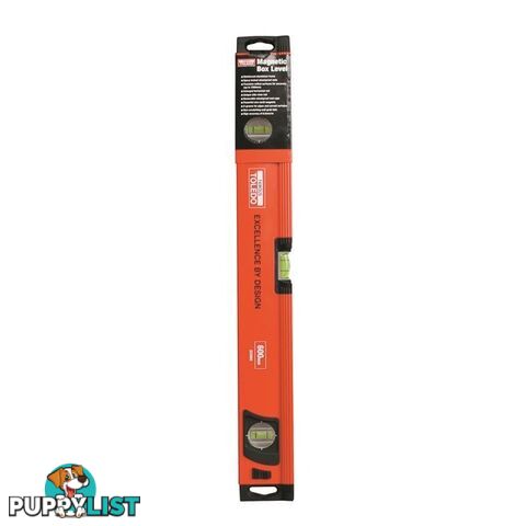 Toledo Magnetic Box Level  - 1800mm Spirit Level SKU - 322180