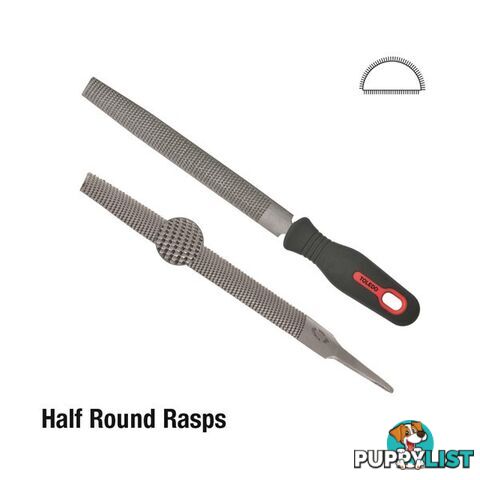 Half Round Rasp Second Cut  - 250mm SKU - 141502CD