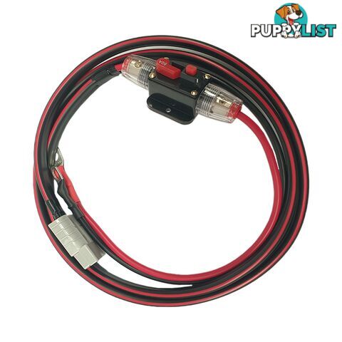 12v 50 amp Extension Lead 8 B S x 2m, 50a Resettable Fuse SKU - 8BSx2mFusedBattLug50ampAndo