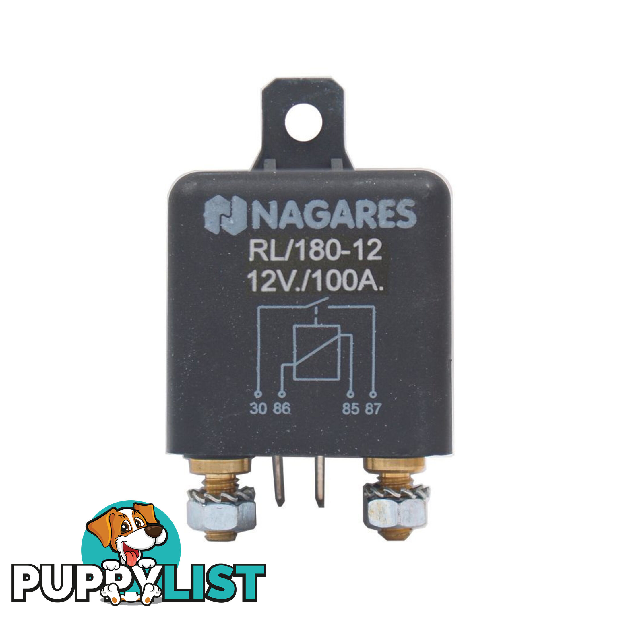 Blue Bar Heavy Duty Relay N/O 12v / 100amp SKU - LV4506