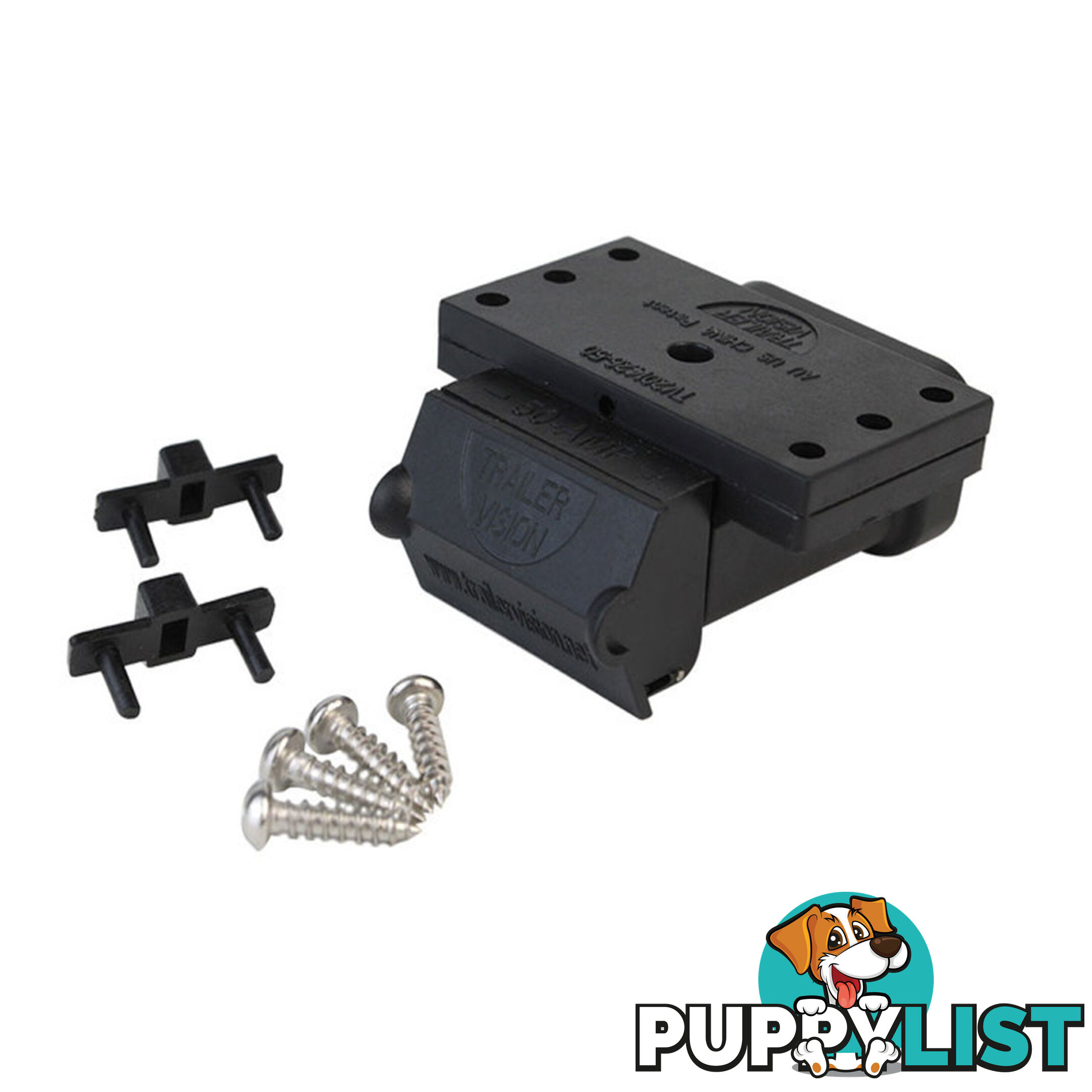 50amp Anderson Plug Mounting Kit Black with LED SKU - TV-201426-50