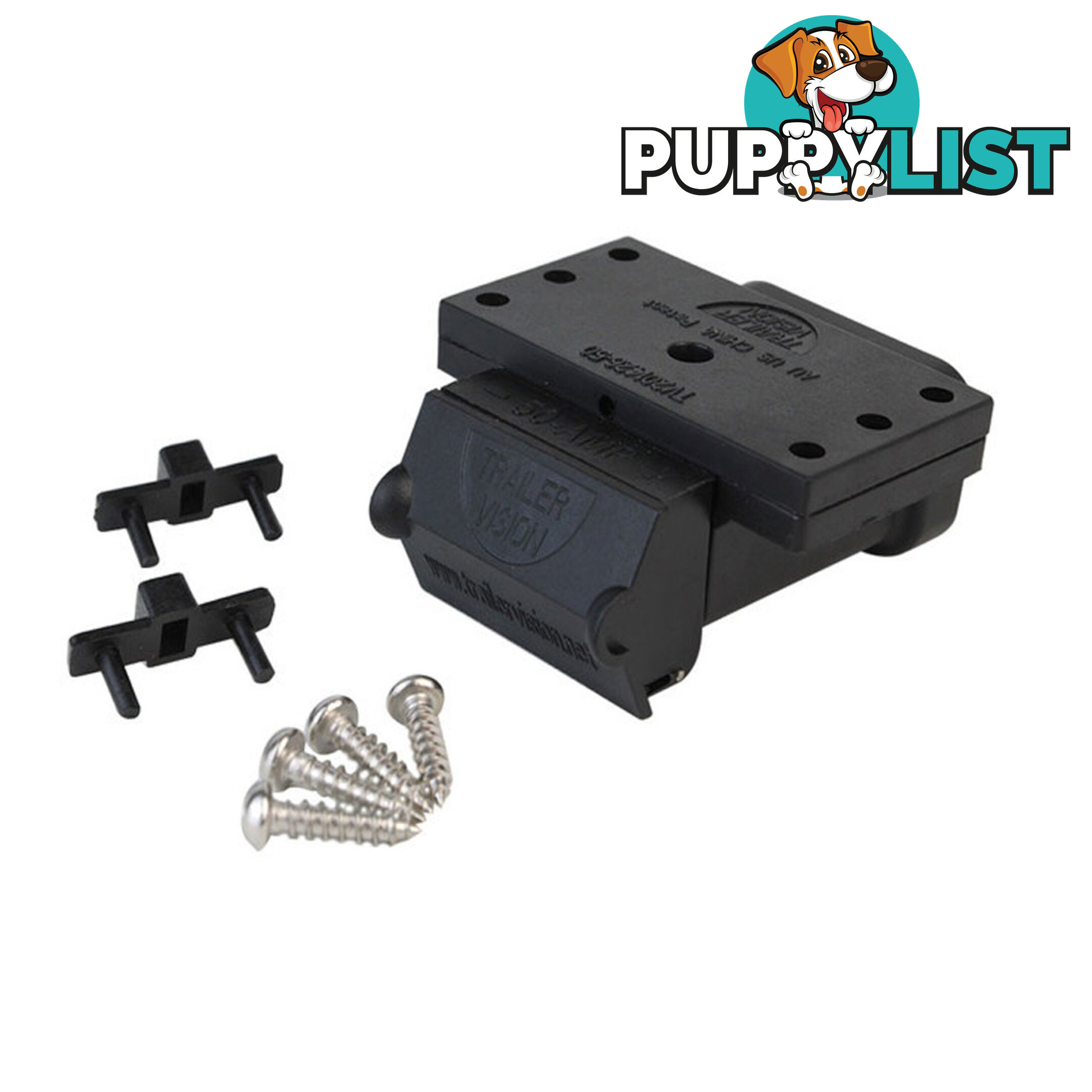 50amp Anderson Plug Mounting Kit Black with LED SKU - TV-201426-50