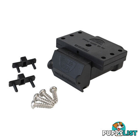 50amp Anderson Plug Mounting Kit Black with LED SKU - TV-201426-50