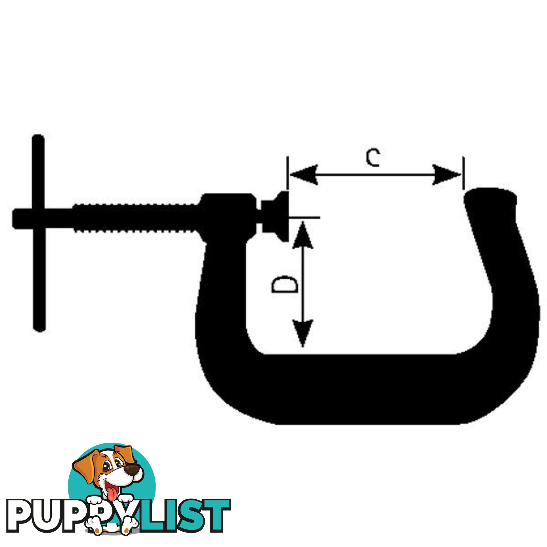 Toledo G-Clamp  - 75mm SKU - 301876