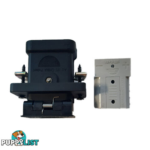 Trailer Vision 50 amp Flush Mount with LED Screw Connector Anderson Plug SKU - TVN-16454-50SC