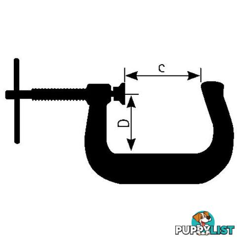 G-Clamp  - 100mm SKU - 301871