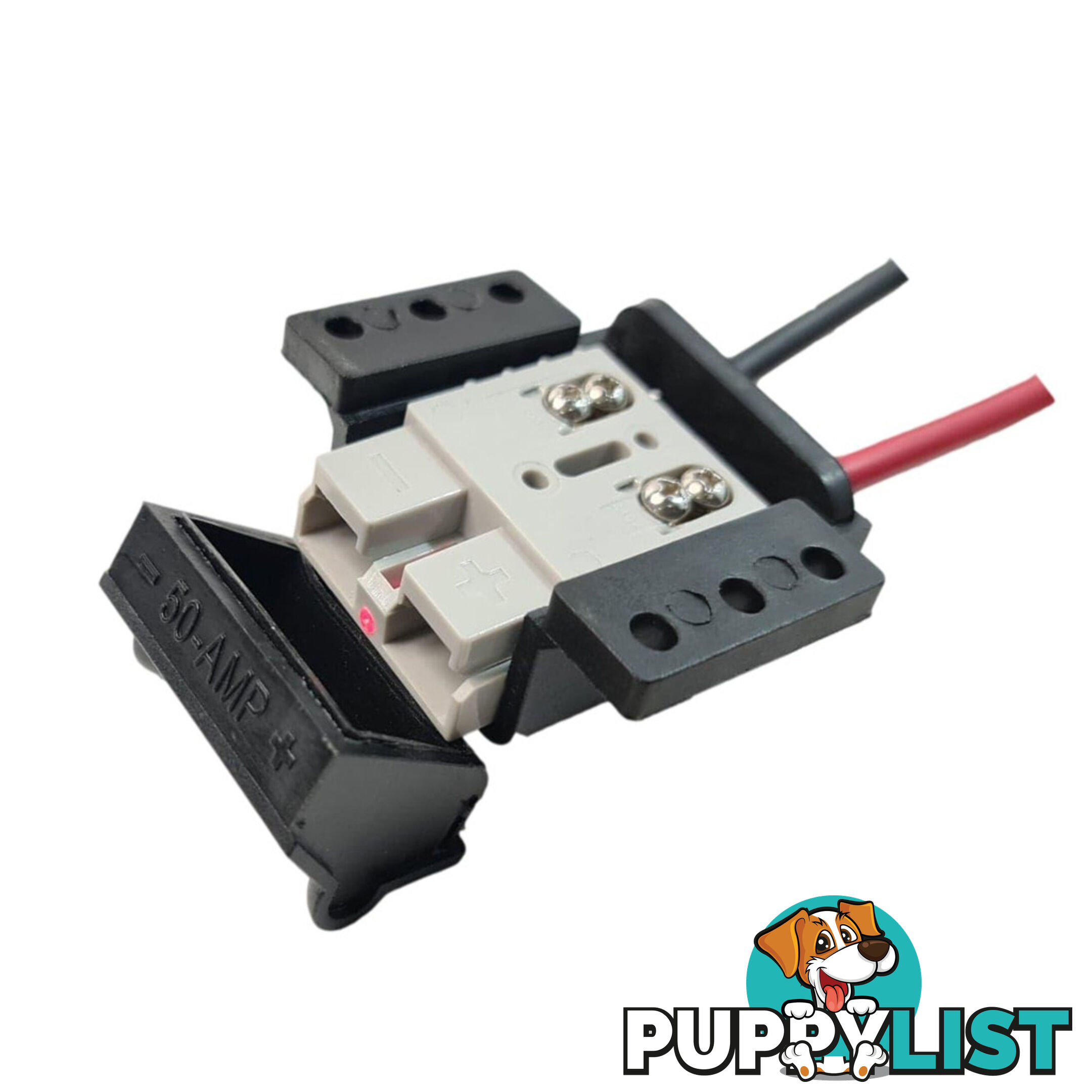 Trailer Vision 50 amp Anderson Plug Top Mount Connector Assembly with Screw Contact Plug SKU - TV-201426-SC