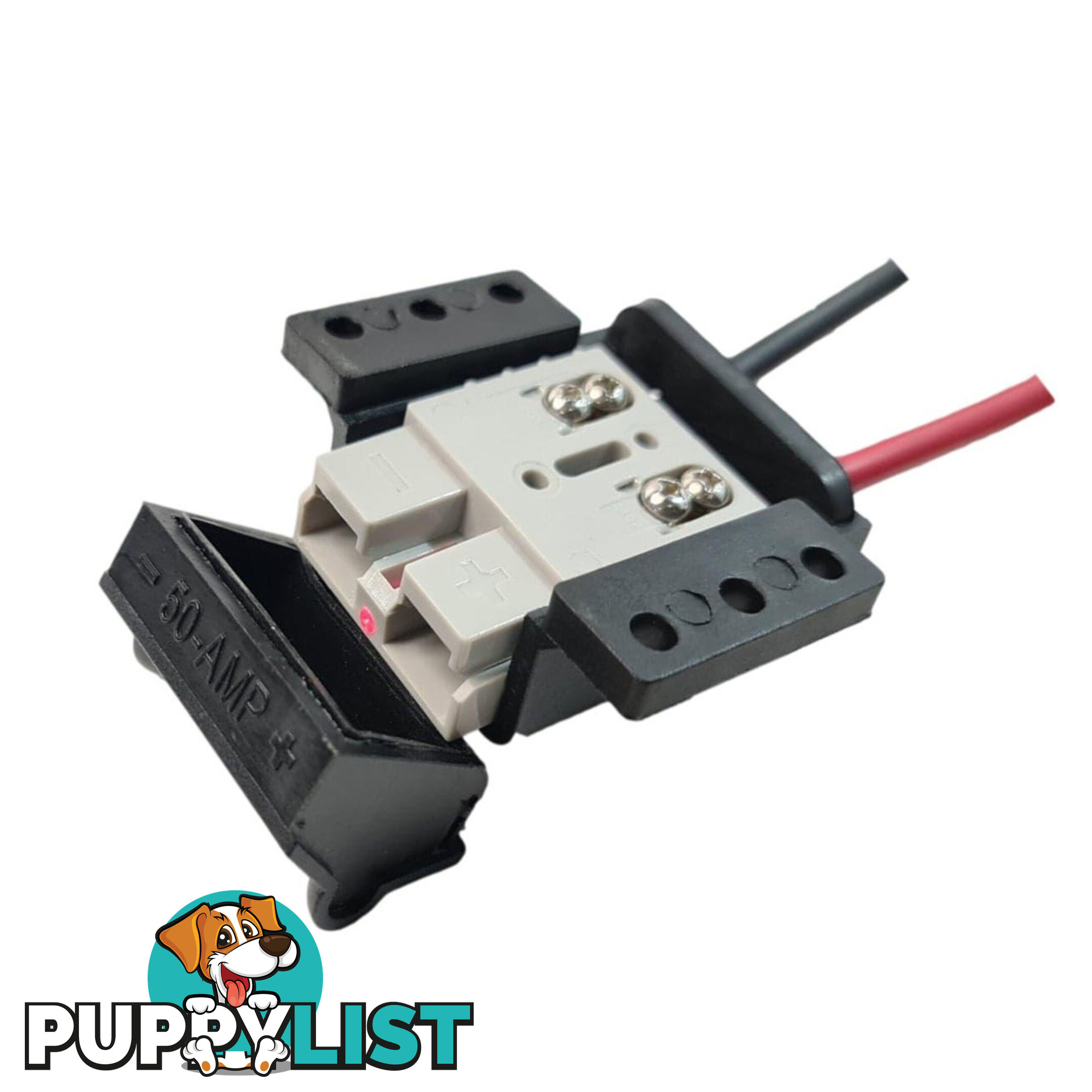 Trailer Vision 50 amp Anderson Plug Top Mount Connector Assembly with Screw Contact Plug SKU - TV-201426-SC