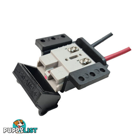 Trailer Vision 50 amp Anderson Plug Top Mount Connector Assembly with Screw Contact Plug SKU - TV-201426-SC