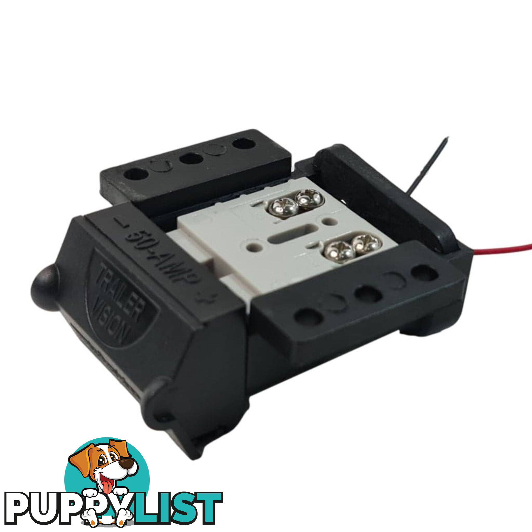 Trailer Vision 50 amp Anderson Plug Top Mount Connector Assembly with Screw Contact Plug SKU - TV-201426-SC