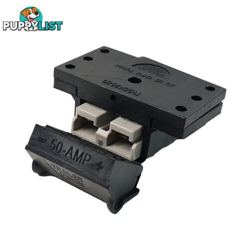 Trailer Vision 50 amp Anderson Plug Top Mount Connector Assembly with Screw Contact Plug SKU - TV-201426-SC