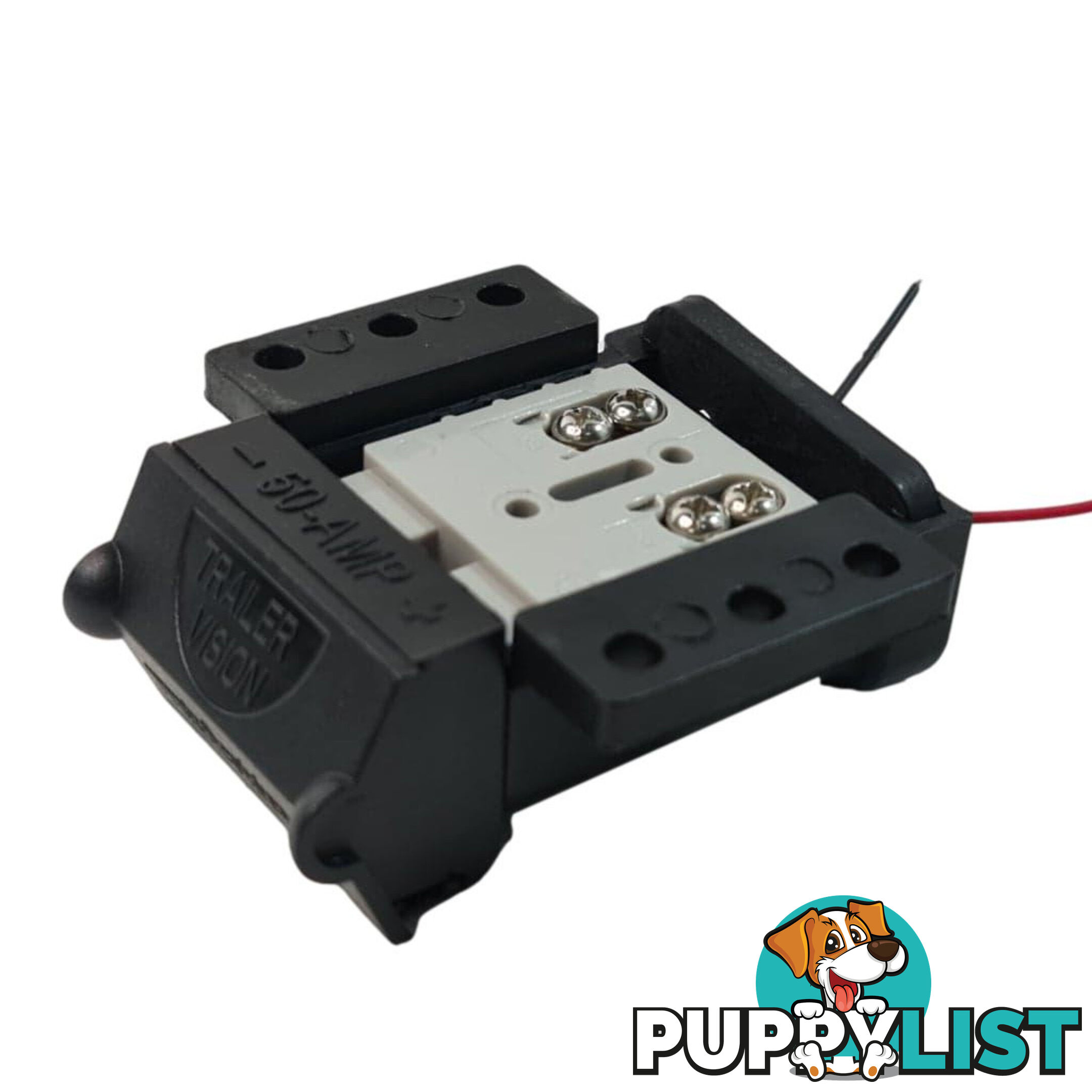 Trailer Vision 50 amp Anderson Plug Top Mount Connector Assembly with Screw Contact Plug SKU - TV-201426-SC