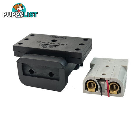 Trailer Vision 50 amp Anderson Plug Top Mount Connector Assembly with Screw Contact Plug SKU - TV-201426-SC