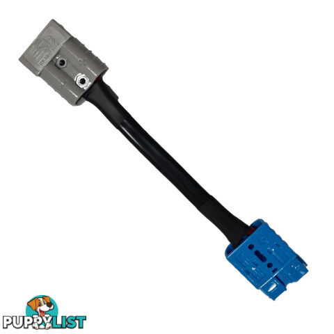 50amp Anderson Connector Grey to 50 amp Anderson Connector Blue Adaptor SKU - 50agrey-50blue