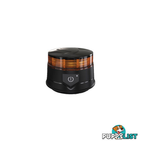 Whitevision 10-30V LED Amber Beacon Portable/Magnetic SKU - BE325A-PO