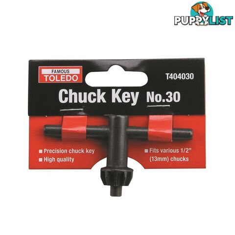 Toledo Chuck Key  - 13mm (No.30) SKU - T404030