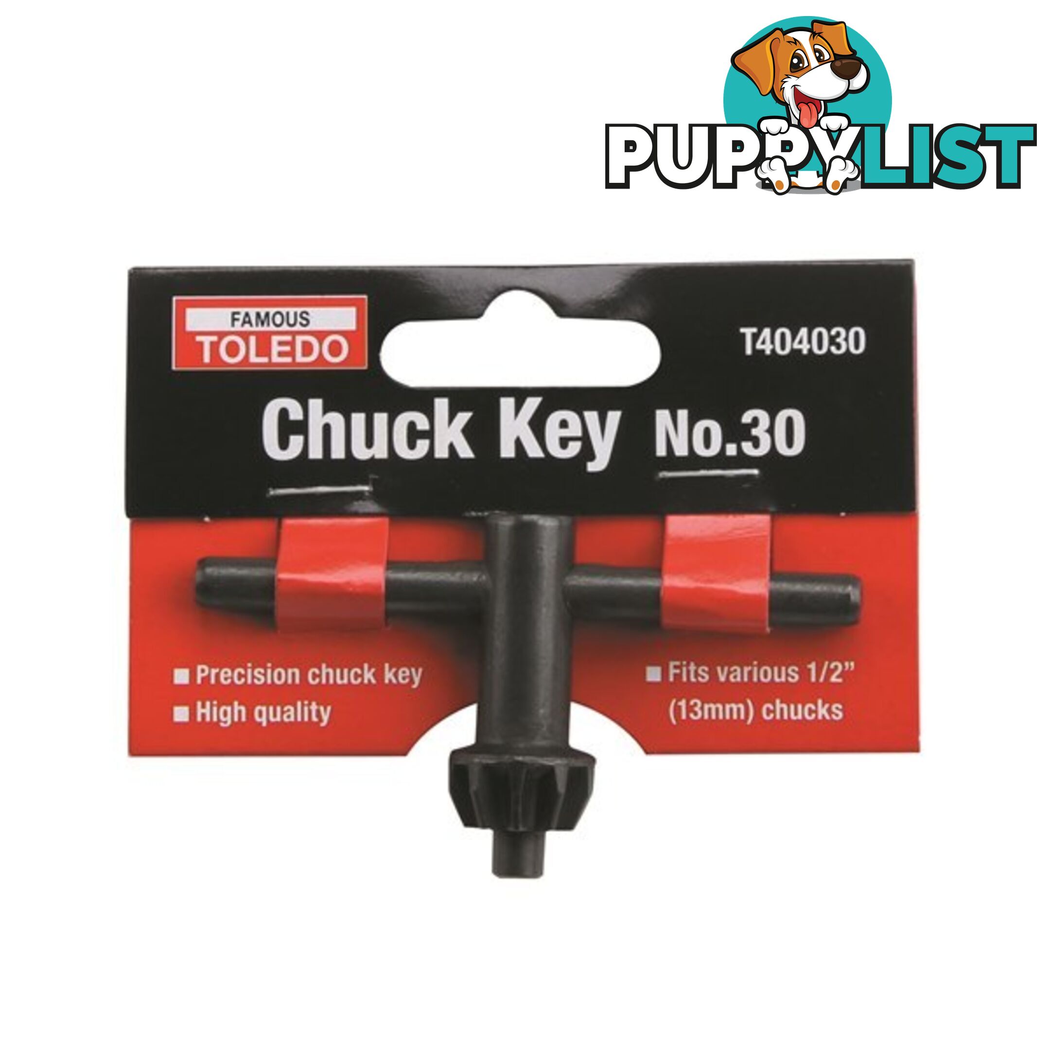 Toledo Chuck Key  - 13mm (No.30) SKU - T404030