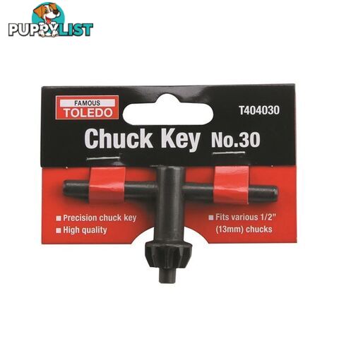 Toledo Chuck Key  - 13mm (No.30) SKU - T404030