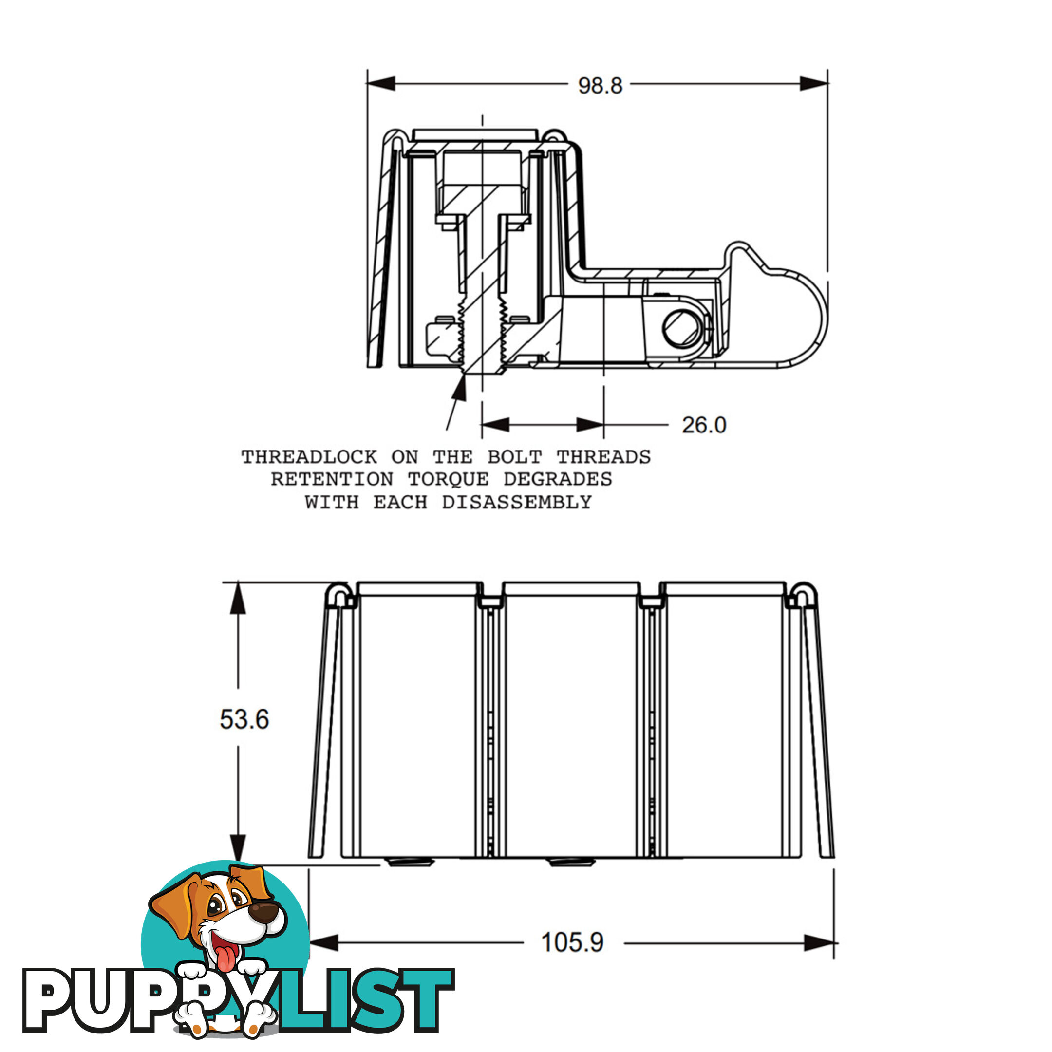 Littlefuse ZCase 3 Way Bussed Fuse Bar Holder with Cover SKU - 0FHZ00853-BX