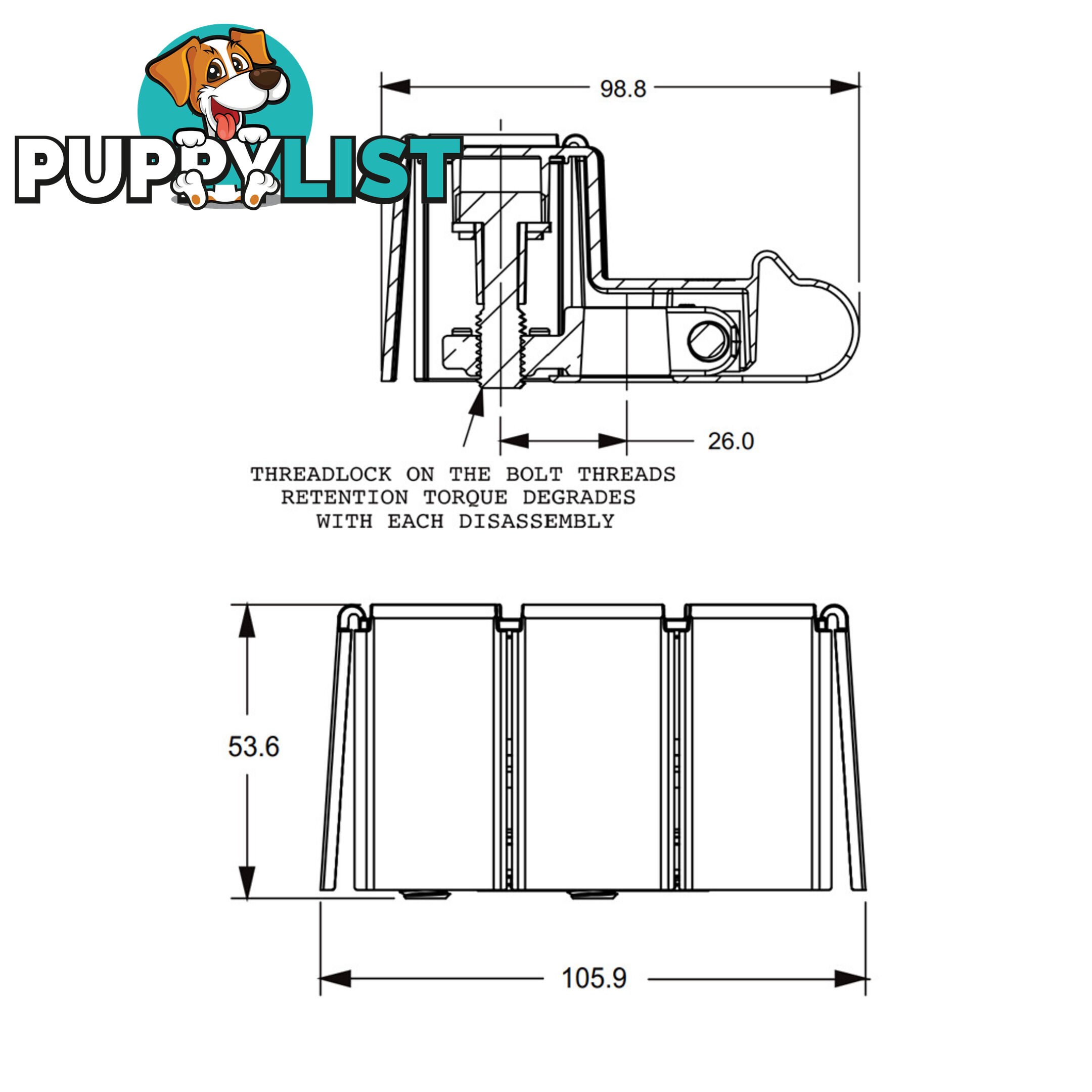 Littlefuse ZCase 3 Way Bussed Fuse Bar Holder with Cover SKU - 0FHZ00853-BX