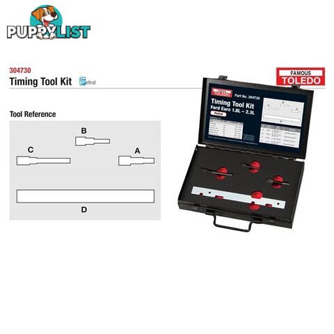 Toledo Timing Tool Kit  - Ford   Mazda SKU - 304730