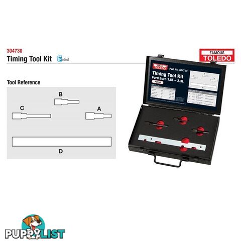 Toledo Timing Tool Kit  - Ford   Mazda SKU - 304730