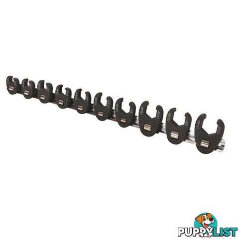 Toledo Crowfoot Wrench Set Flared 3/8 "   1/2 " Dr  SAE 3/8 "  - 15/16 "  10Pc SKU - 301669