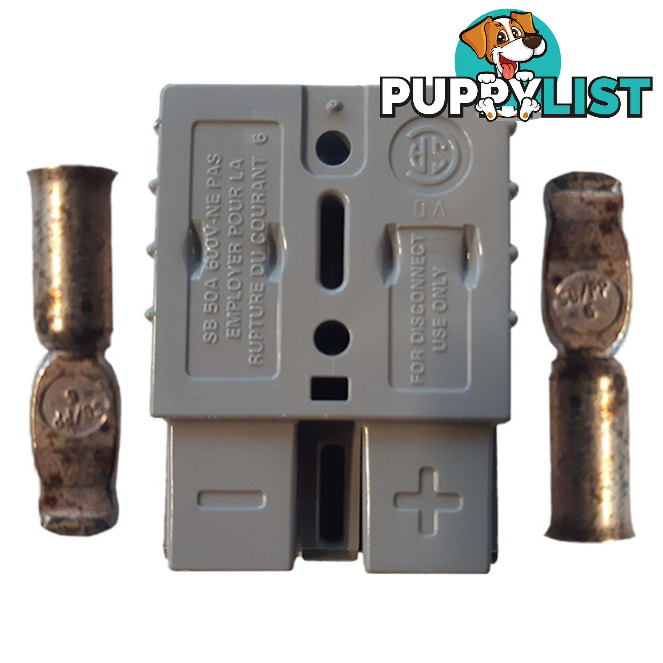 50 Amp Genuine Anderson Plug Grey SKU - 10360