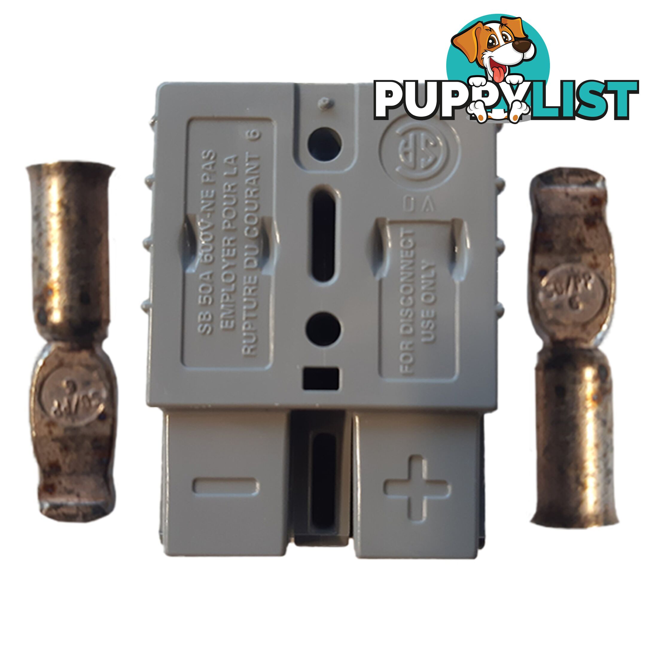 50 Amp Genuine Anderson Plug Grey SKU - 10360