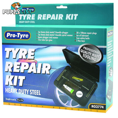 Pro-Tyre Tyre Repair Kit 38pc Super Heavy Duty SKU - RG2774