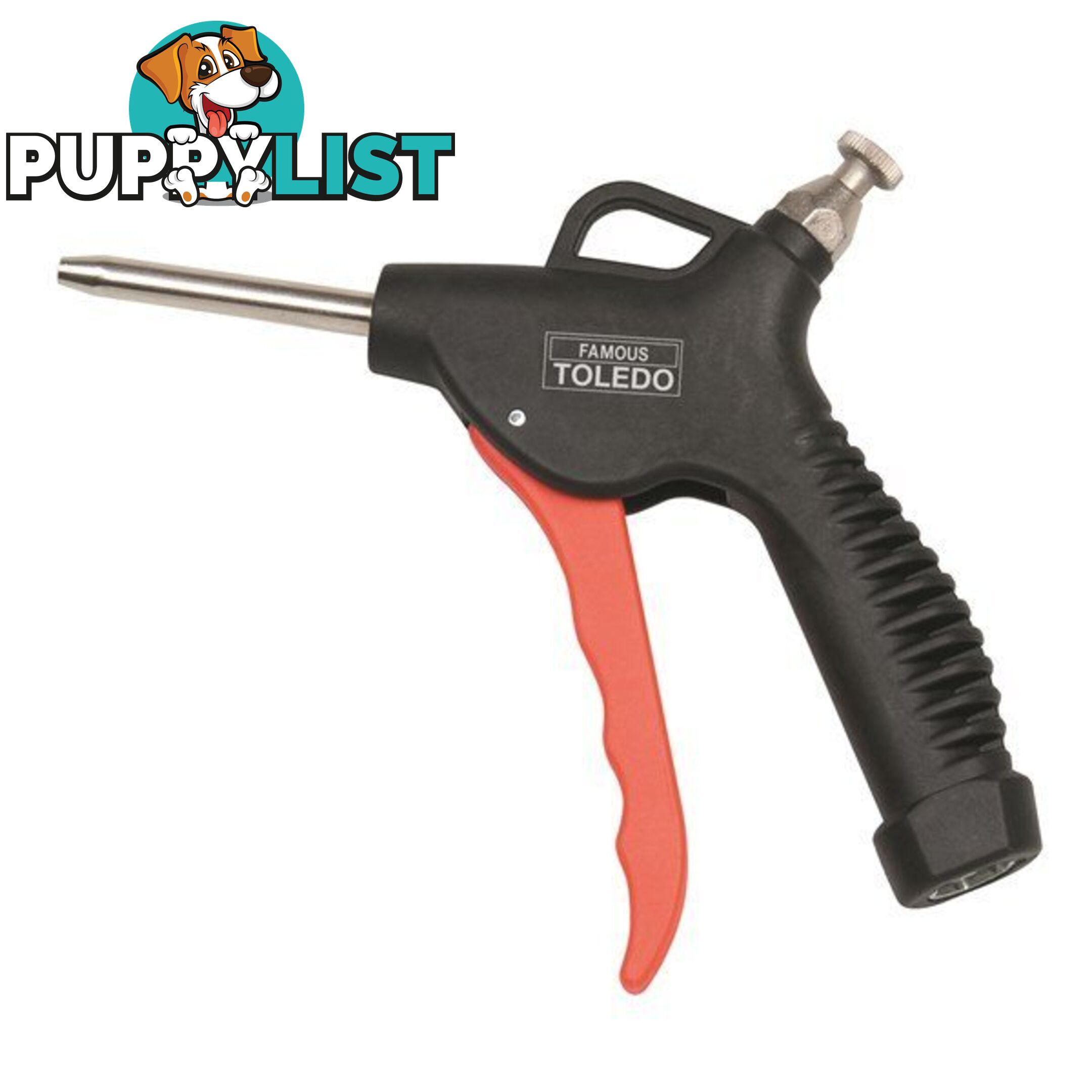 Toledo Air Blow Gun  - Adjustable Air Flow 60mm Nozzle SKU - 321102