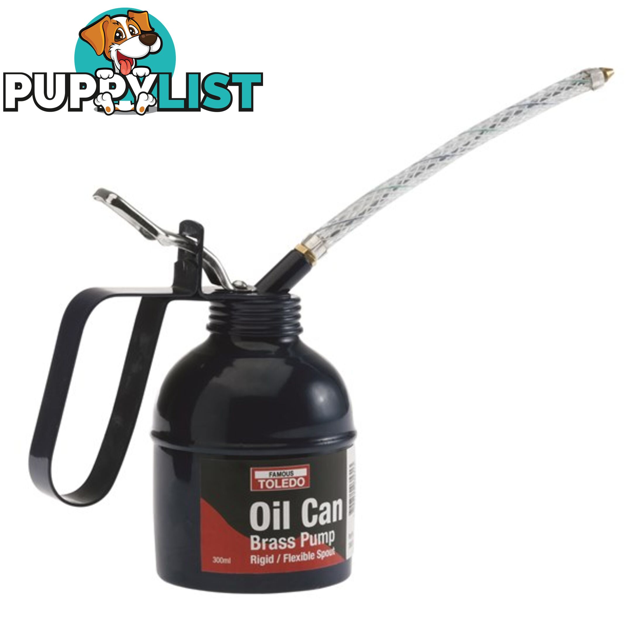 Toledo Oil Can 500ml Lever Type Rigid   Flexible Spout SKU - 305259