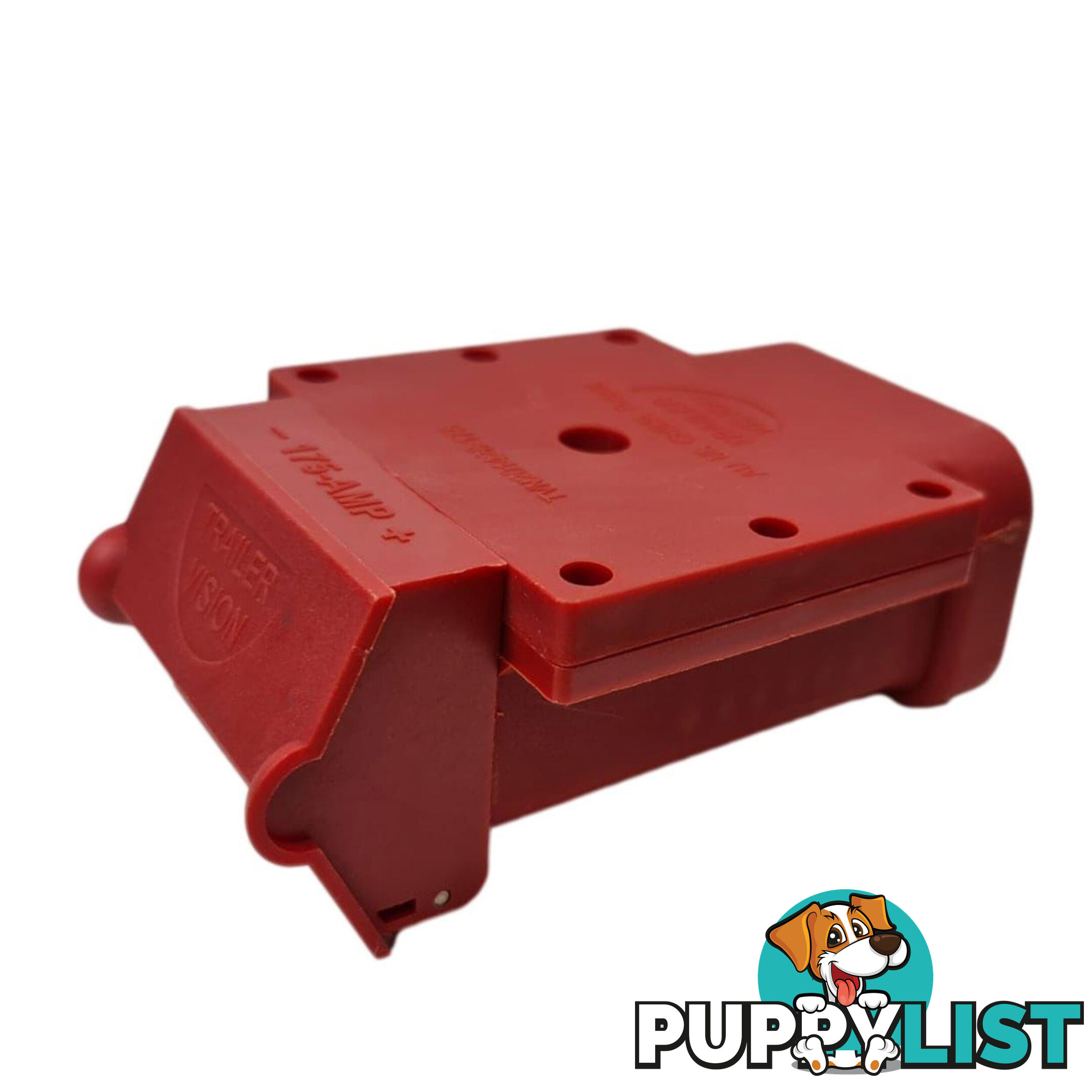 Trailer Vision 175a Anderson Plug Mounting Kit  (RED) Assembly with LED Power Indicator SKU - TVN-201426-175R