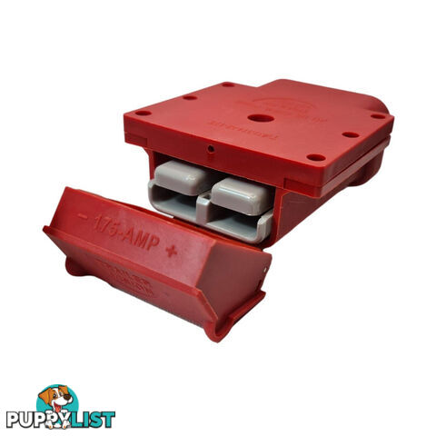 Trailer Vision 175a Anderson Plug Mounting Kit  (RED) Assembly with LED Power Indicator SKU - TVN-201426-175R