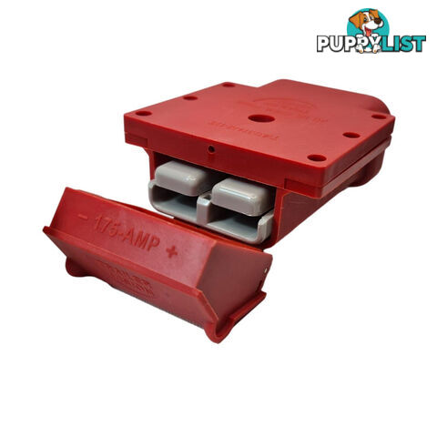 Trailer Vision 175a Anderson Plug Mounting Kit  (RED) Assembly with LED Power Indicator SKU - TVN-201426-175R