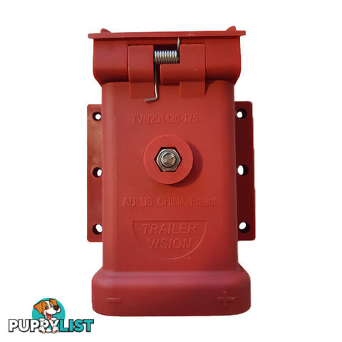 Trailer Vision 175a Anderson Plug Mounting Kit  (RED) Assembly with LED Power Indicator SKU - TVN-201426-175R