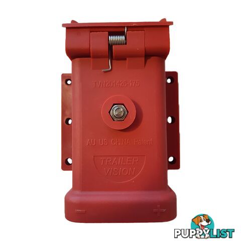 Trailer Vision 175a Anderson Plug Mounting Kit  (RED) Assembly with LED Power Indicator SKU - TVN-201426-175R