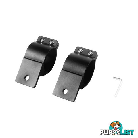 WhiteVision Bull Bar Mounting Bracket Pair 49  - 81mm SKU - LLBBKT4954, LLBBKT6671, LLBBKT7881