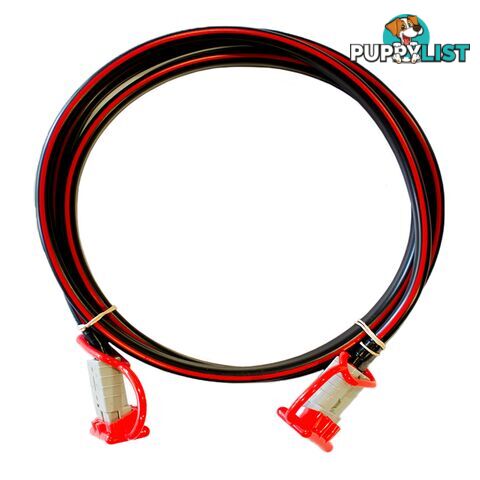 12v Extension x 1m  - 8 B S Dual Core, 50amp Connectors   Dust Caps SKU - BB-Ando-AndoWcaps