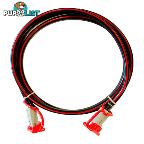 12v Extension x 1m  - 8 B S Dual Core, 50amp Connectors   Dust Caps SKU - BB-Ando-AndoWcaps