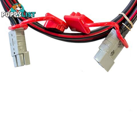 12v Extension x 1m  - 8 B S Dual Core, 50amp Connectors   Dust Caps SKU - BB-Ando-AndoWcaps