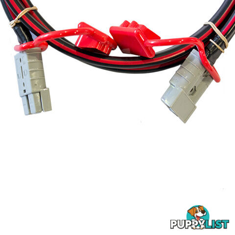 12v Extension x 1m  - 8 B S Dual Core, 50amp Connectors   Dust Caps SKU - BB-Ando-AndoWcaps