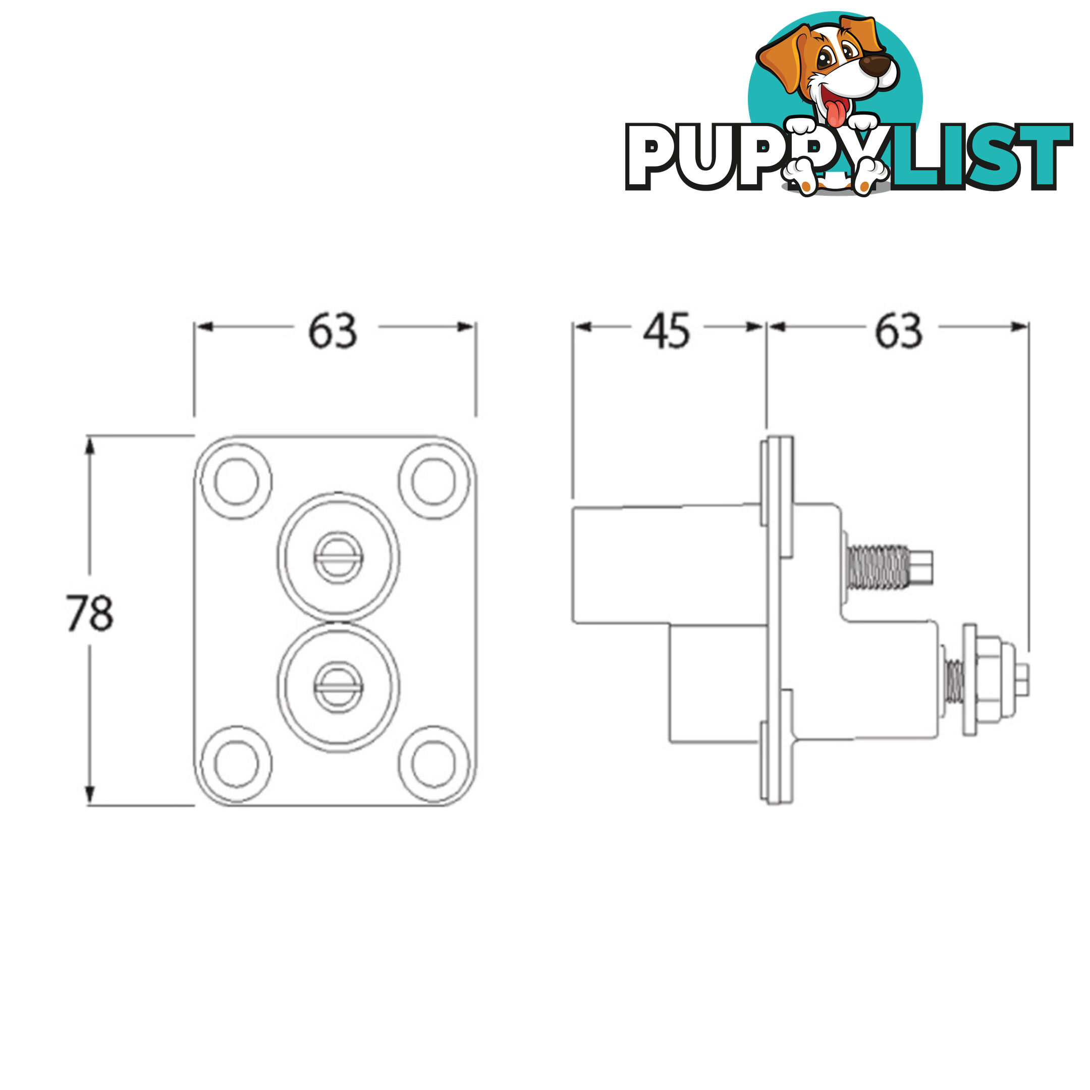 Hella Jump Start Terminal H/Duty High Impact ABS Plastic High Capacity Terminals SKU - E75-HM7546J