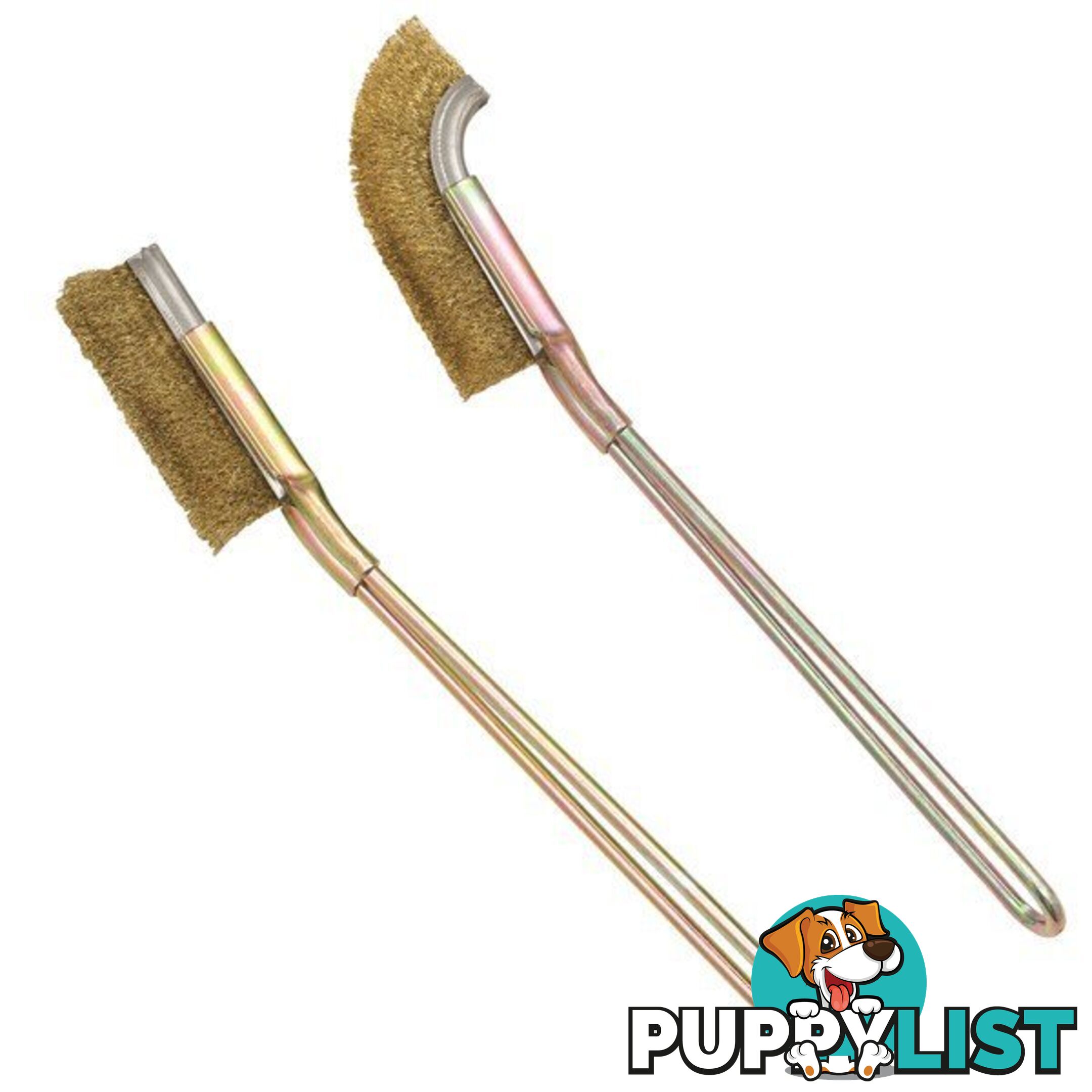 Toledo Brass Bristles Cleaning Brush Set 2 Pc SKU - 301073