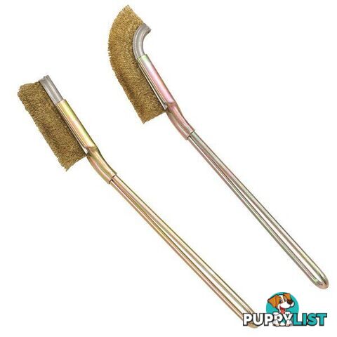 Toledo Brass Bristles Cleaning Brush Set 2 Pc SKU - 301073