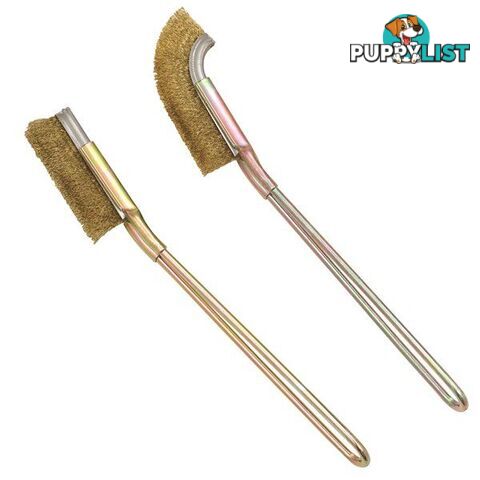 Toledo Brass Bristles Cleaning Brush Set 2 Pc SKU - 301073