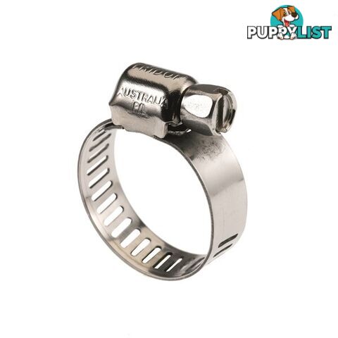 Tridon Full S. Steel Hose Clamp 59mm â 76mm Micro Perforated Band 10pk SKU - MAH040P